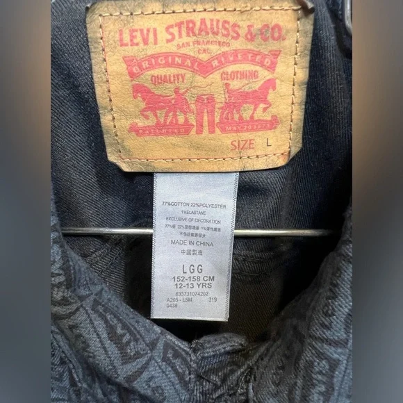 Levi Strauss & CO Jacket Size Large 12-13 Years Boy - Picture 3 of 3